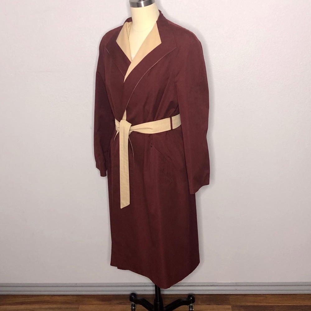 Etienne Aigner Vintage Reversible Trench Coat - Picture 6 of 8